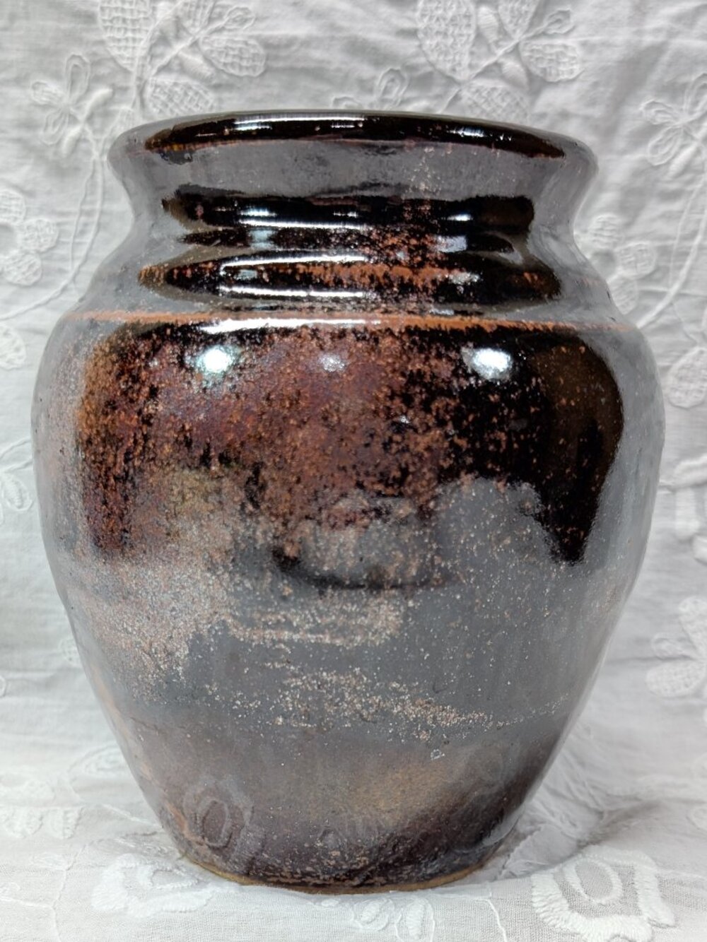 Coppery Brown Earthy Color Vase